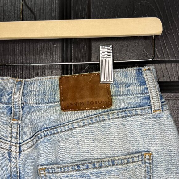 Denim Forum The BF Boyfriend High Rise Loose 28L Size 29 Light Wash - Picture 3 of 15